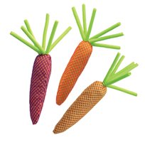 Kattleksak Kong Nibble Carrot