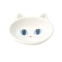 Keramikskål Frisky Kitty White