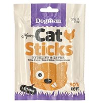 Kattgodis Cat sticks 3-pack Kyckling/Lever
