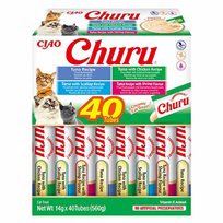 Kattgodis Churu 40-pack Seafood